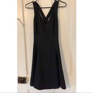 Black midi dress